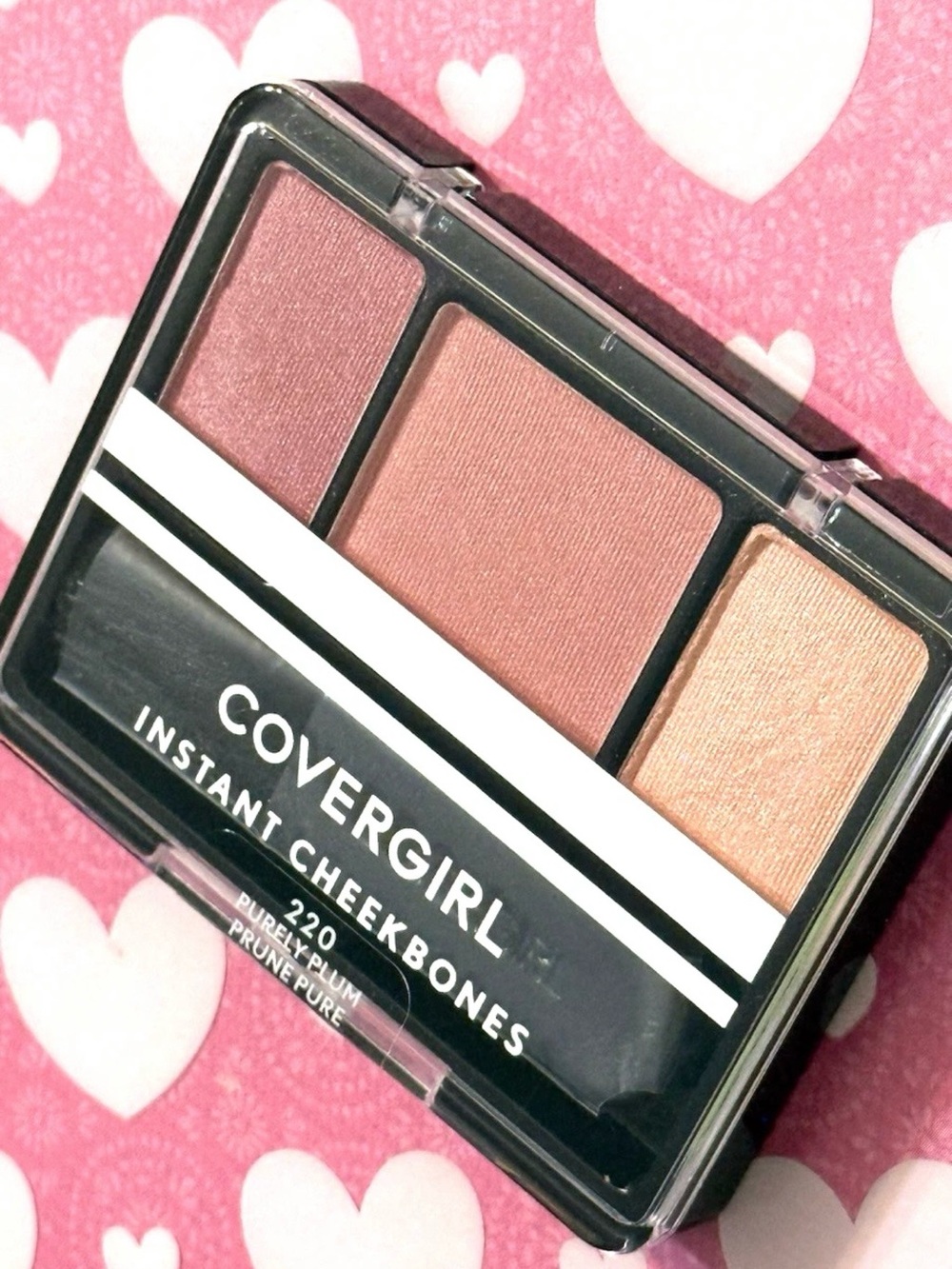 SUPER RARE Covergirl Instant Cheekbones 220 PURELY PLUM Blush *BRAND NEW SEALED*